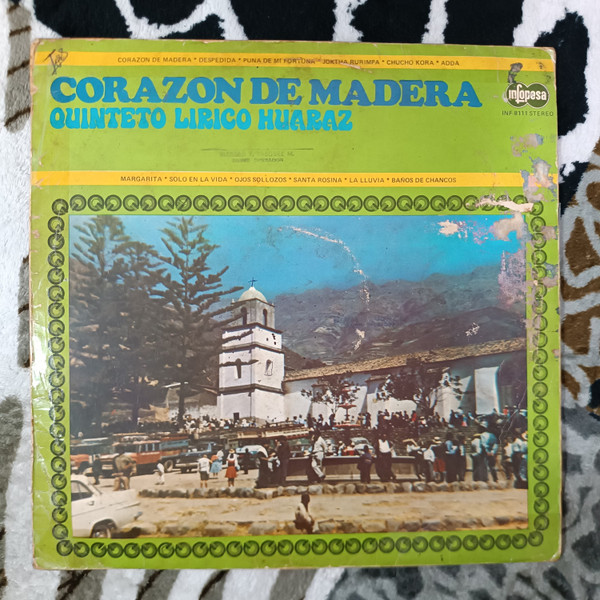 Carátula de Quinteto Lírico Huaraz — Corazón De Madera